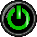 A power button icon